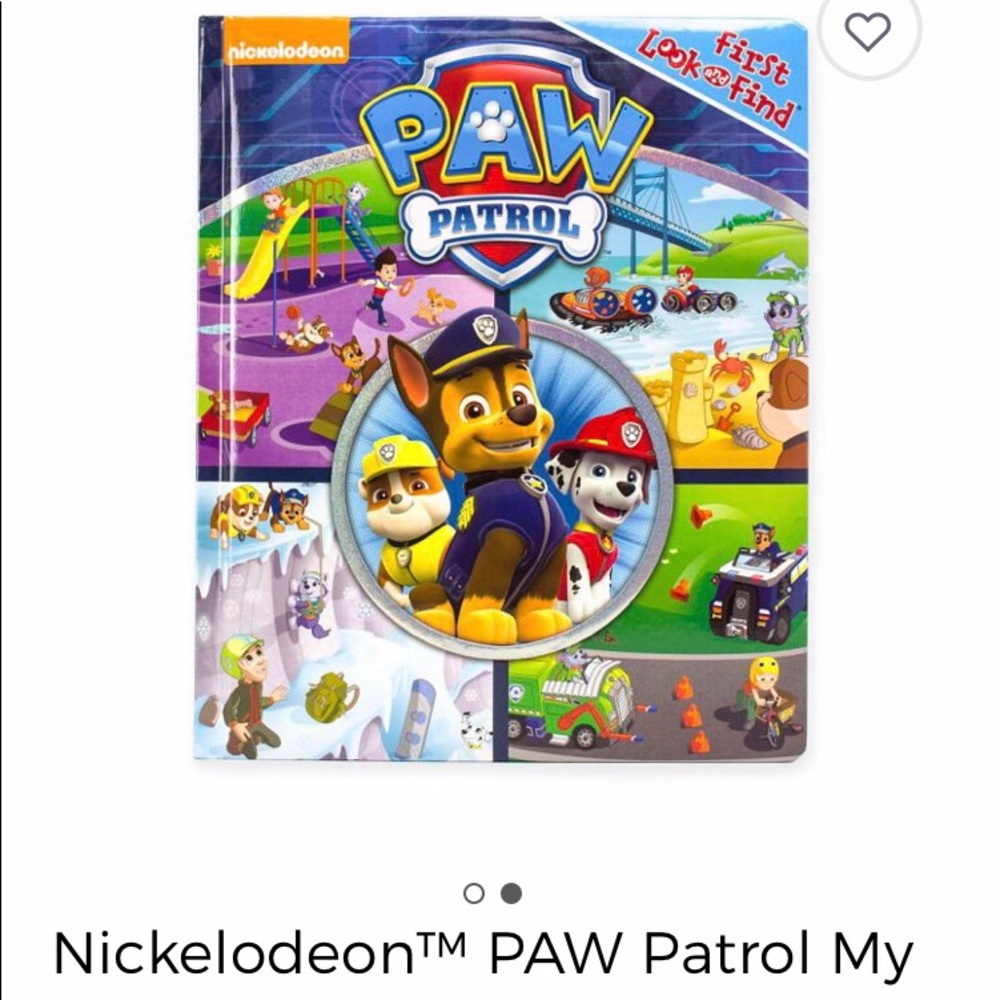Nickelodeon Paw patrol look and find book